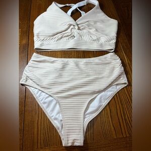 Elegant Cream Bikini Set